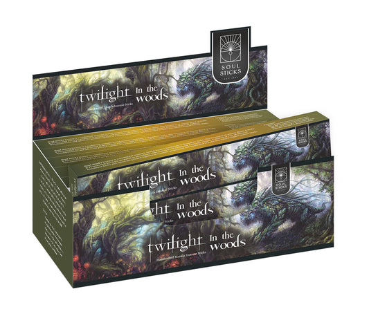 Soul Sticks, 15 G Twilight in the Woods Natural Masala Incense Sticks (12 PK BOX)