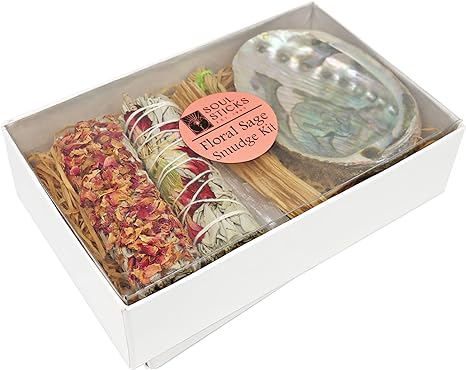 Soul Sticks, Reds Floral Sage Smudge Kit