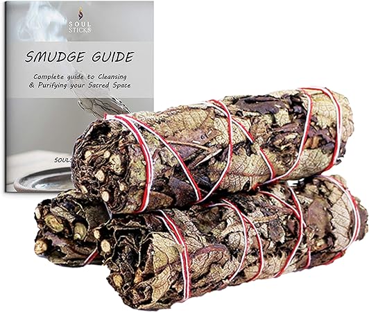 Black Sage Smudge Sticks with Smudge Guide (3 PK)