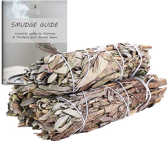 Shasta Sage Smudge Sticks with Smudge Guide (3 PK)