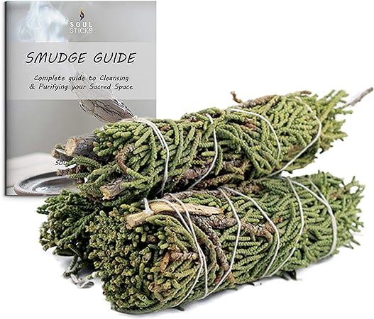 Juniper Sage Smudge Sticks with Smudge Guide (3 PK)