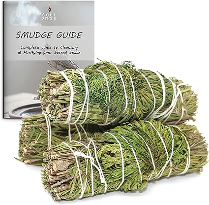 Jericho Dreams Floral Sage Smudge Sticks with Smudge Guide (3 PK)